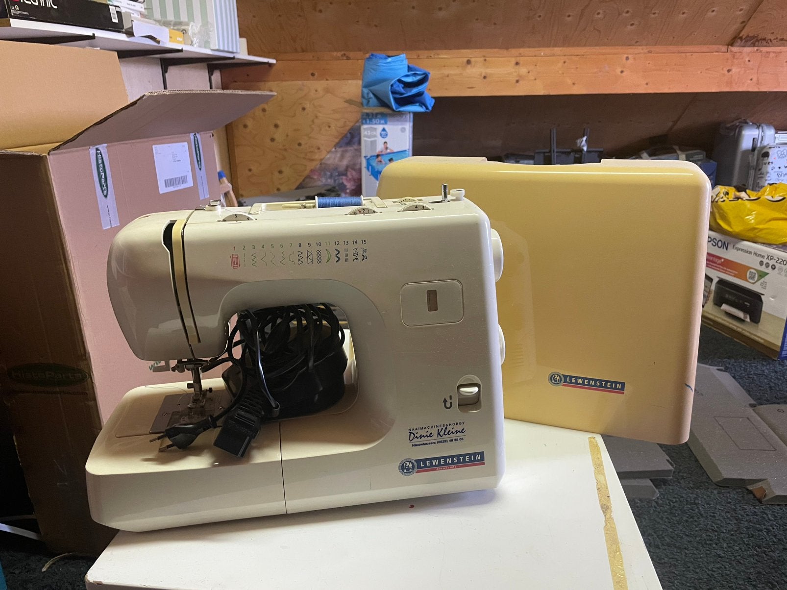 Naaimachinr Lewenstein, Amazon 1015, Ophalen, Gebruikt, Naaimachine, Lewenstein