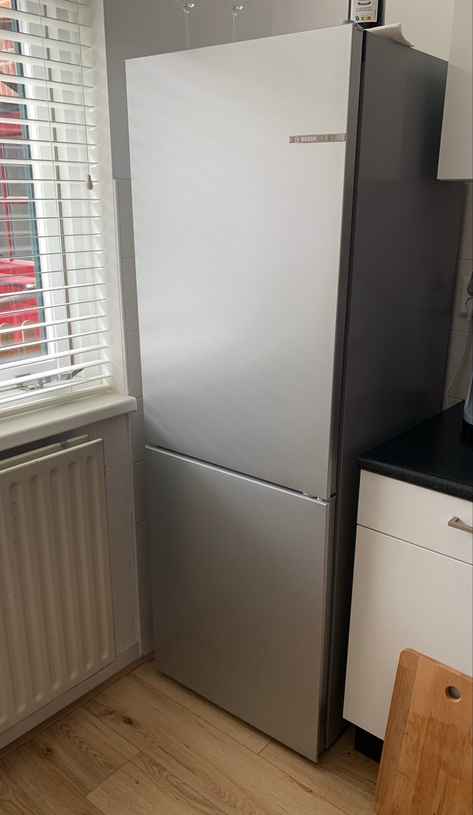Bosch KGN33NSDB no frost Koel-vriescombinatie, Ophalen, 150 tot 200 liter, 60 cm of meer, Met aparte vriezer