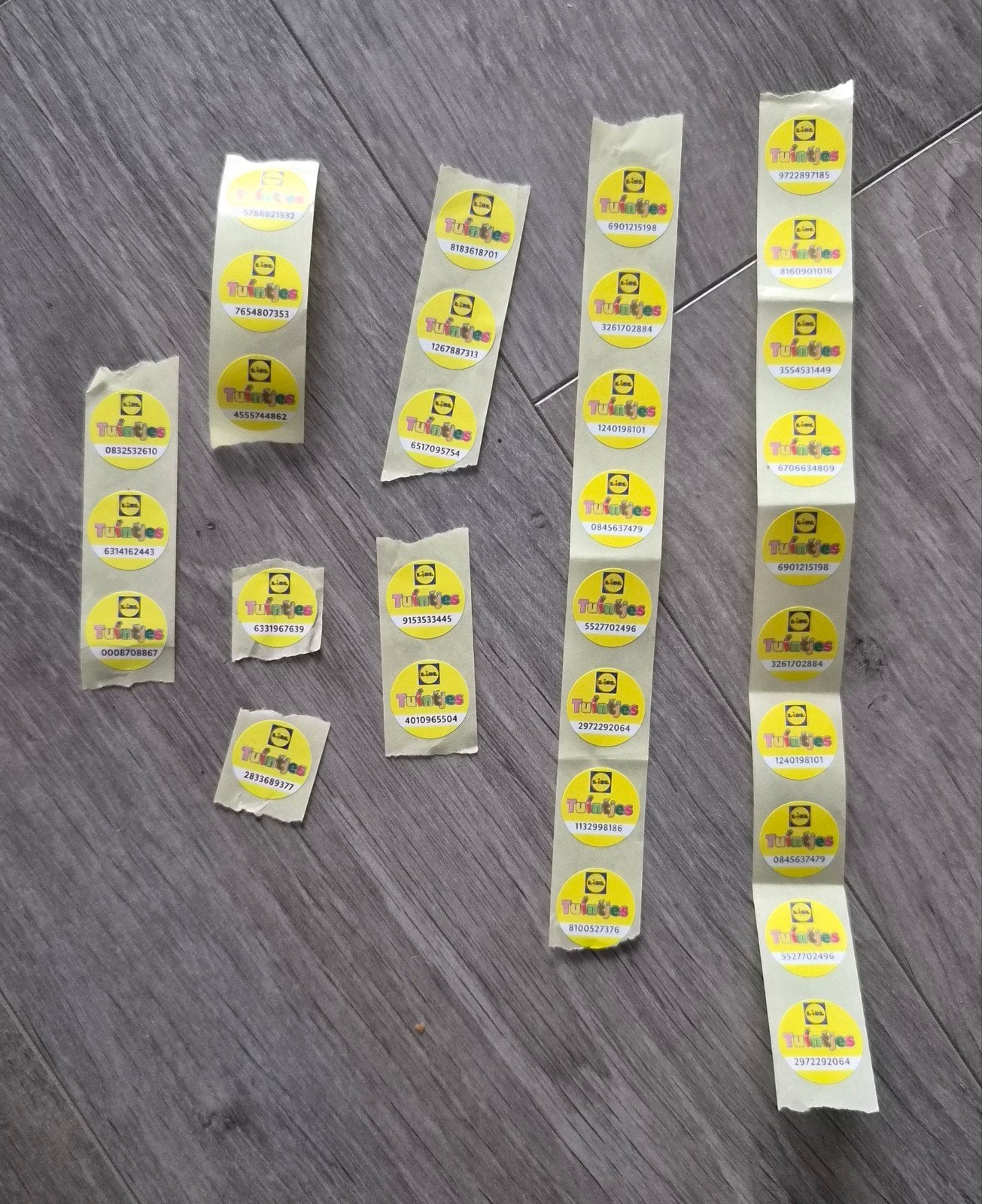 31 Lidl tuintjeszegels, Lidl, Ophalen of Verzenden
