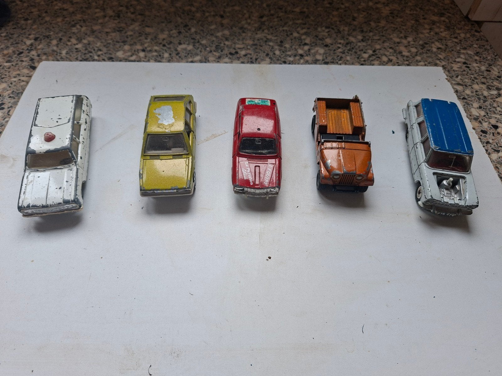 oude autootjes dinkytoys, mattel, matchbox, mebetoys,, Ophalen of Verzenden, Gebruikt, Auto, Matchbox