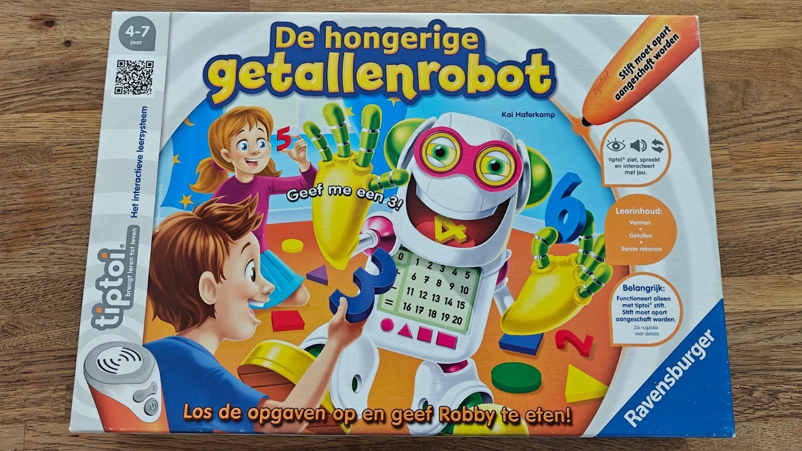 Tiptoi De Hongerige Getallenrobot Ravensburger, Kinderen en Baby's, Ophalen of Verzenden, Zo goed als nieuw, Rekenen