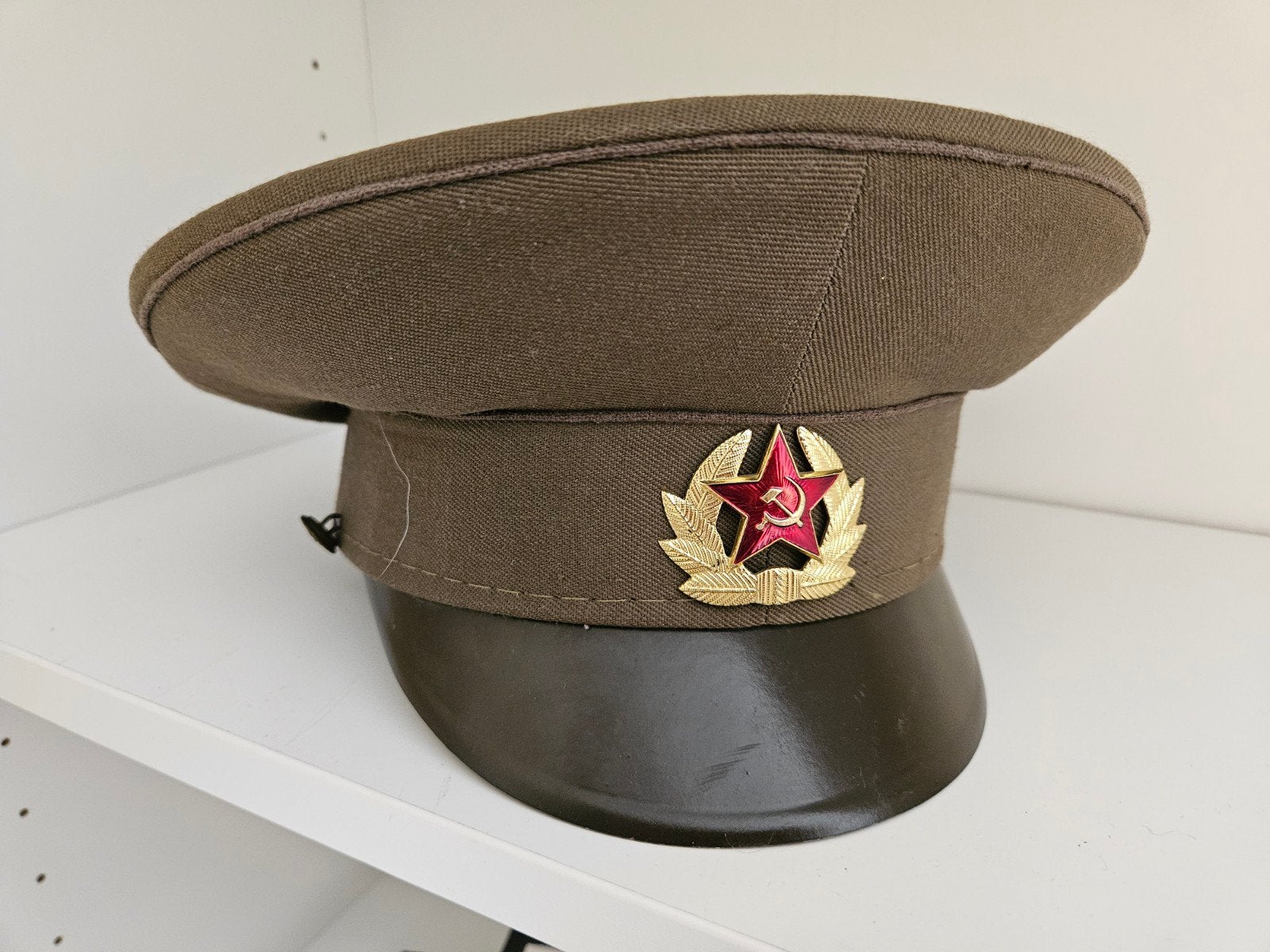 Oude Russische pet - Maat 56, Ophalen of Verzenden, Landmacht, Overige gebieden, Helm of Baret