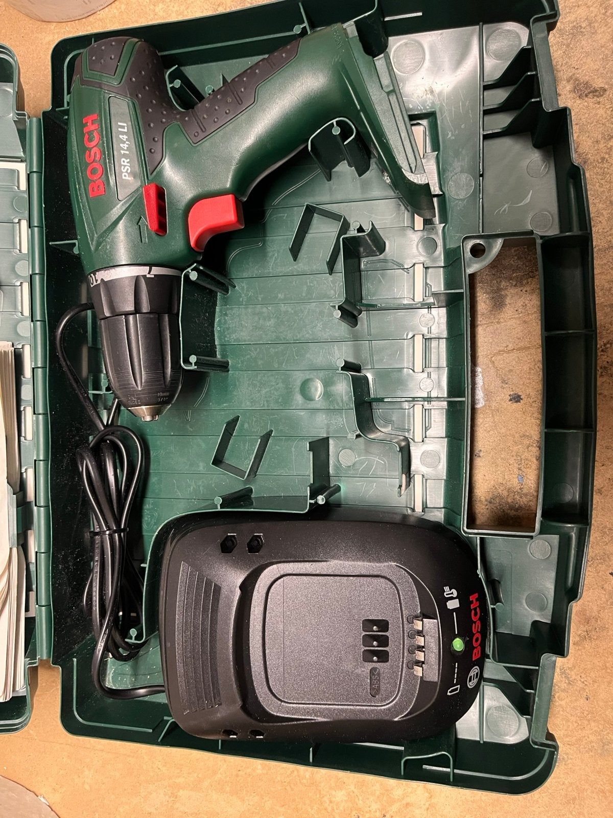 Bosch PSR 14,4li accu boormachine, Ophalen of Verzenden, Gebruikt, Boormachine