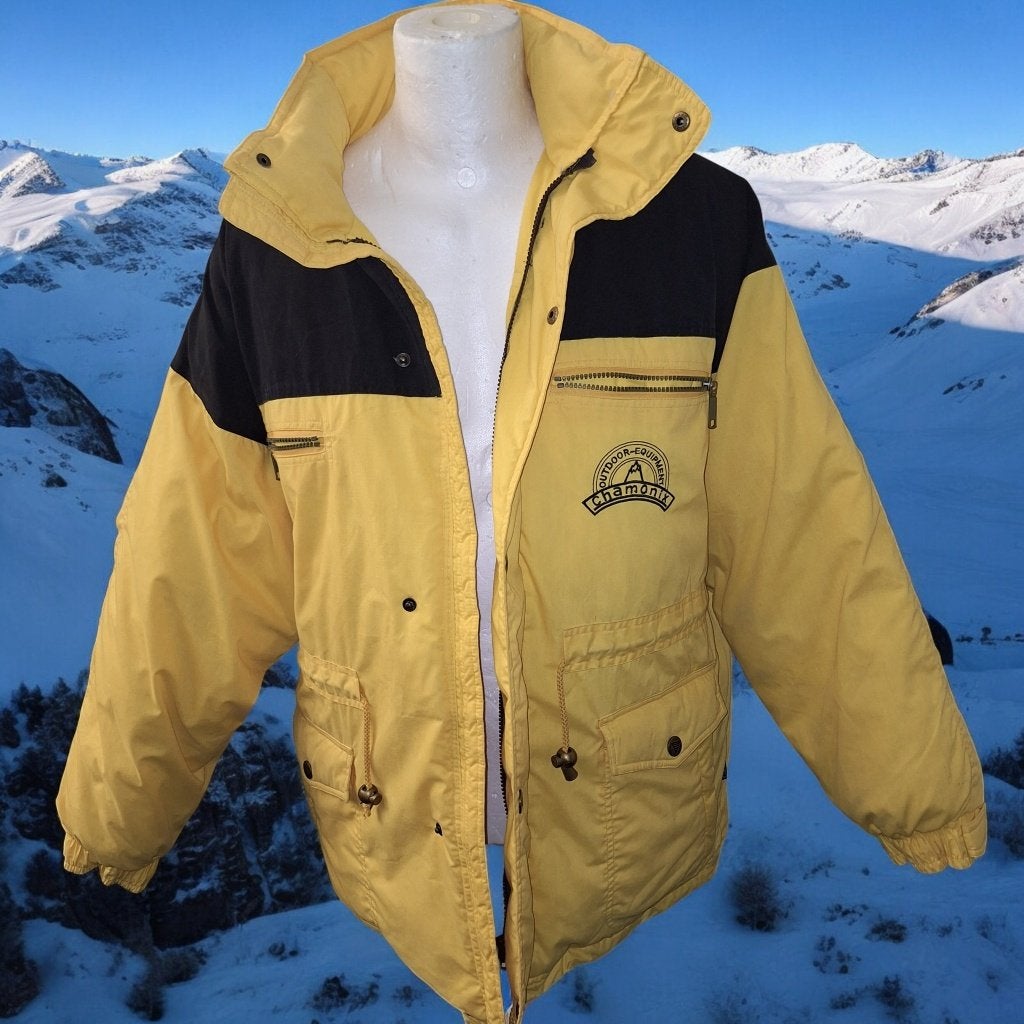 Chamonix Outdoor Equipment jas in uitstekende staat, Chamonix, Geel, Maat 56/58 (XL), Ophalen of Verzenden