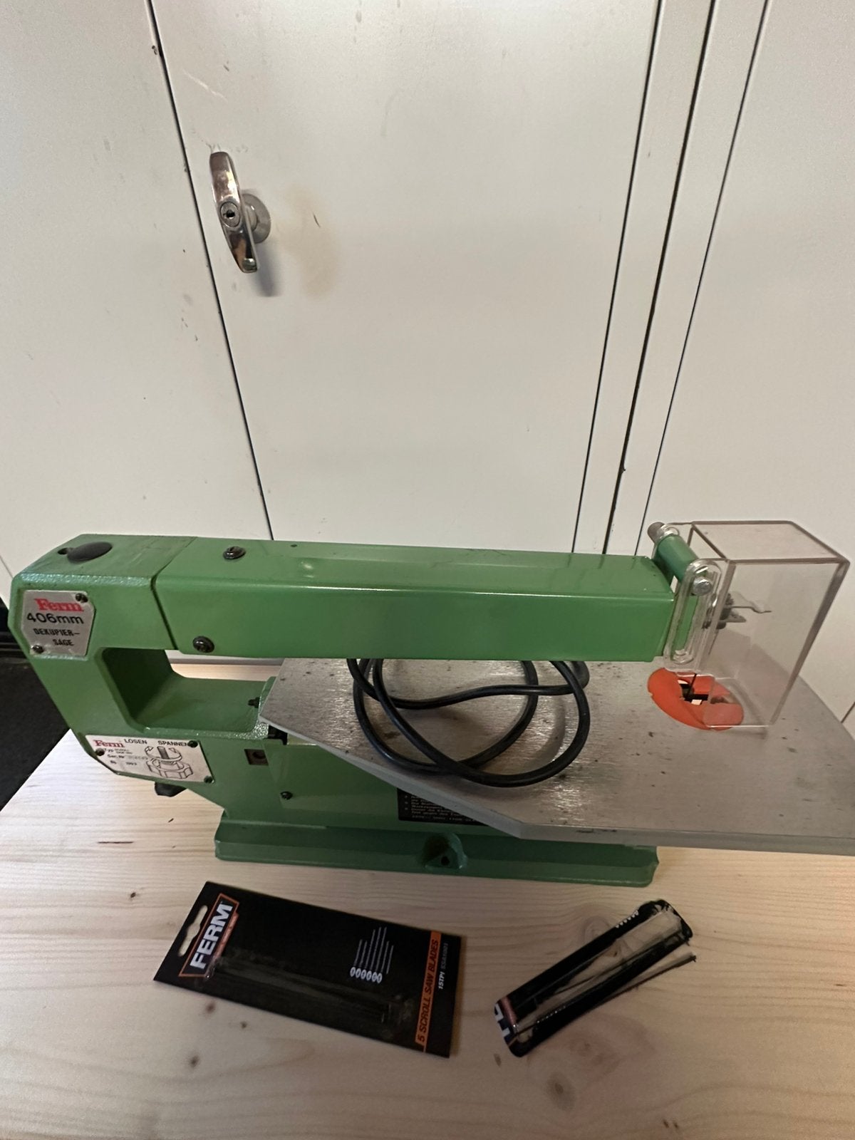 Ferm 406 figuurzaag, Ophalen, Gebruikt, 30 tot 70 mm, Figuurzaag