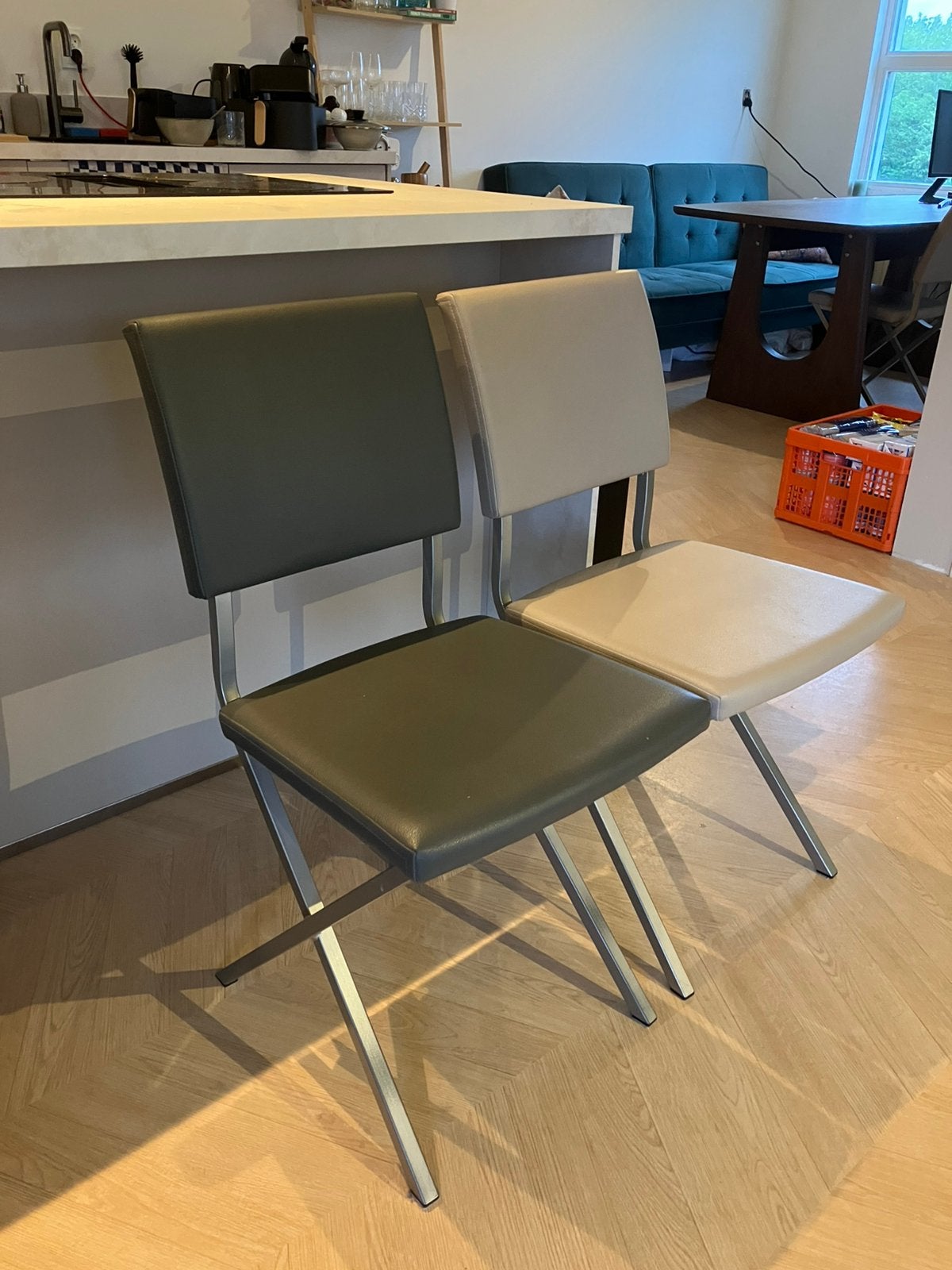 4 stoelen, Huis en Inrichting, Stoelen, Ophalen, Overige materialen, ., Nieuw