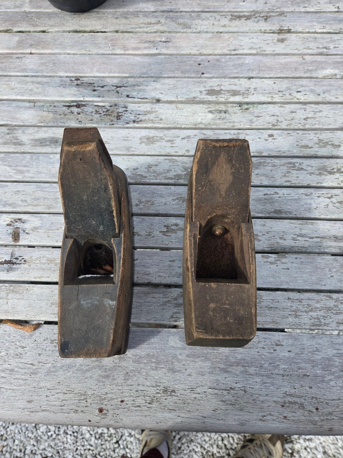 Vintage houten schaven (2 stuks), Ophalen of Verzenden