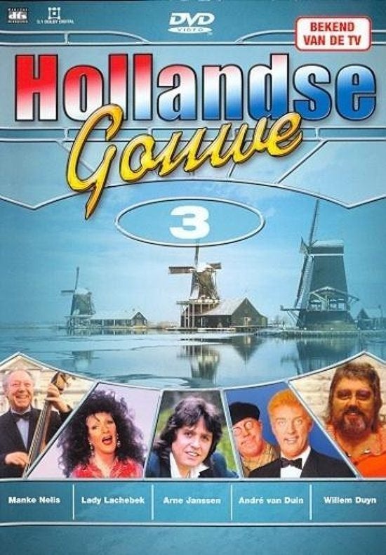 Hollandse Gouwe 3 DVD, Cd's en Dvd's, Alle leeftijden, Verzenden, Zo goed als nieuw, Concert