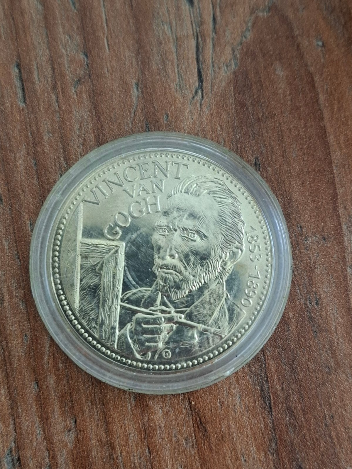 Zeldzame 2½ ECU munt Vincent van Gogh 1995, Ophalen of Verzenden, Koningin Beatrix, Overige waardes, Losse munt