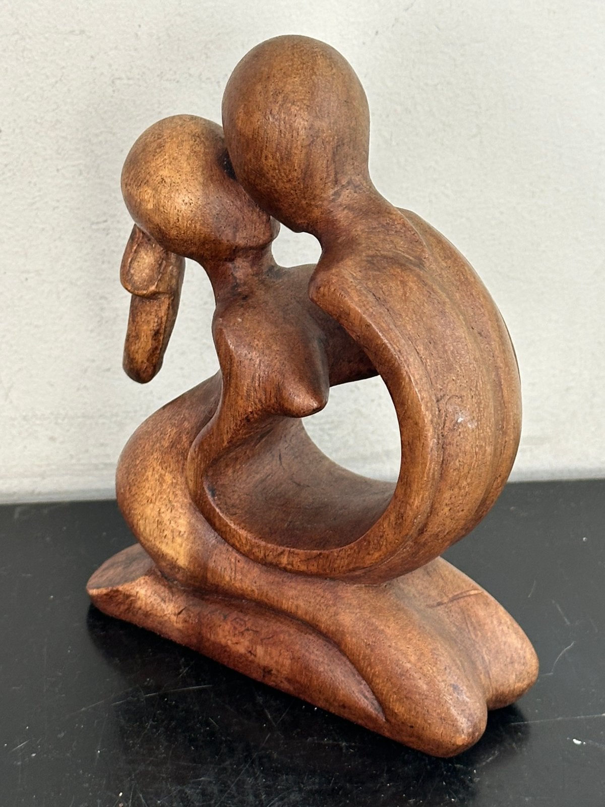 Aziatisch houtsnijwerk erotisch 16 cm, Ophalen of Verzenden