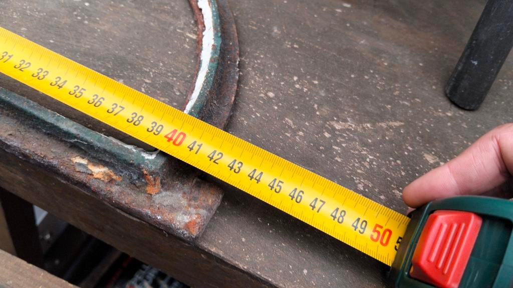 Brocante half ronde stalraam, Ophalen of Verzenden