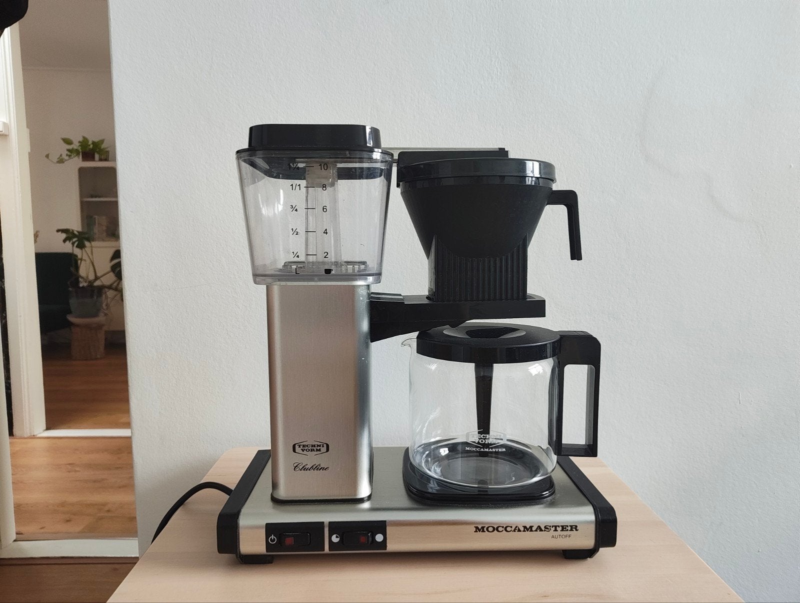 Moccamaster KBG 741 filterkoffiezetapparaat zilver, Ophalen, Gebruikt, 10 kopjes of meer, Koffiemachine