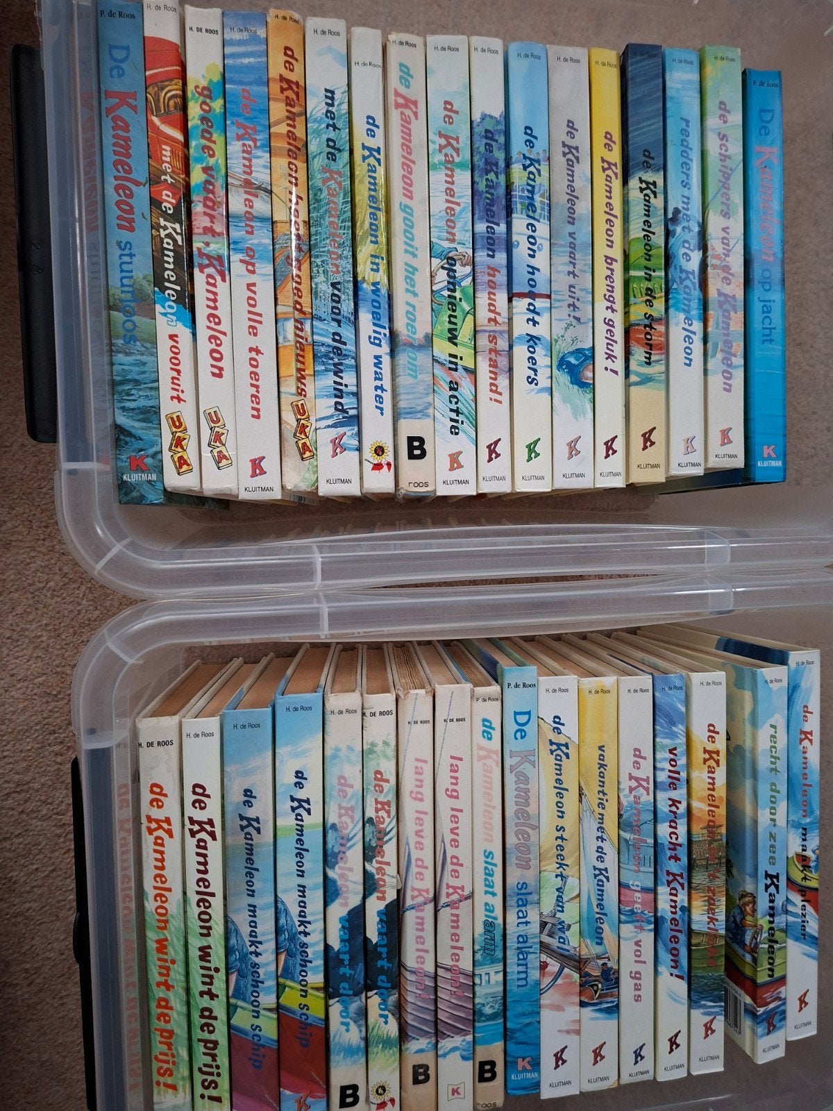 De Kameleon Boeken - 34 delen (incl. 5 dubbele), Boeken, Ophalen of Verzenden, Gelezen, H. de Roos, Fictie algemeen