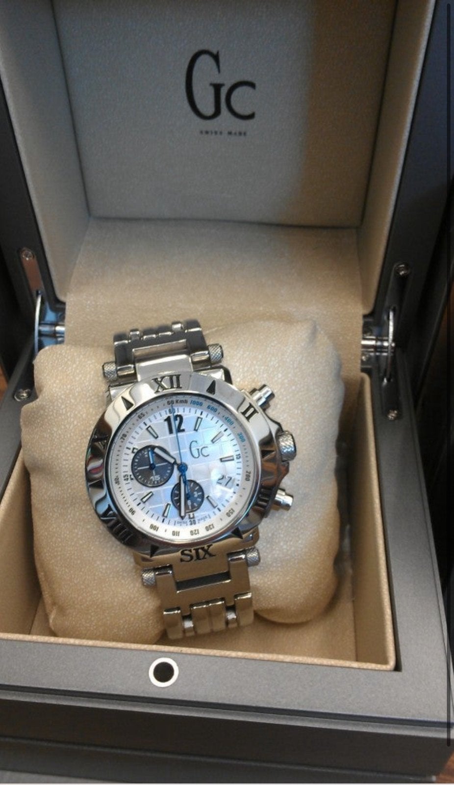 Guess collection Gc-1 Sport X47008G1 horloge zilver!, Ophalen of Verzenden, Zo goed als nieuw, Staal, Overige merken