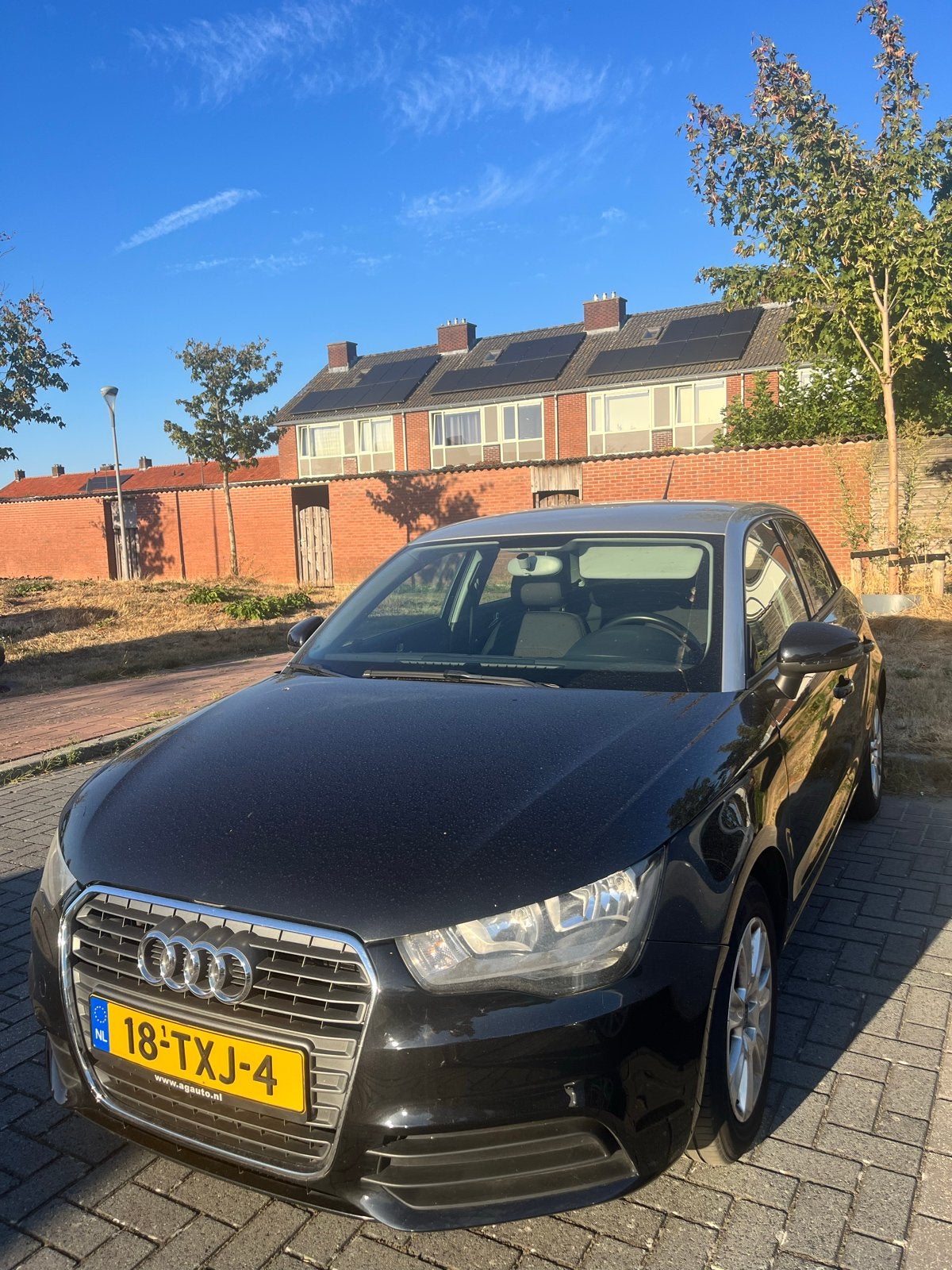 Audi A1 1.4 Tfsi 90KW Sportback 2012 Zwart, Auto's, Audi, Voorwielaandrijving, Stof, A1, Zwart