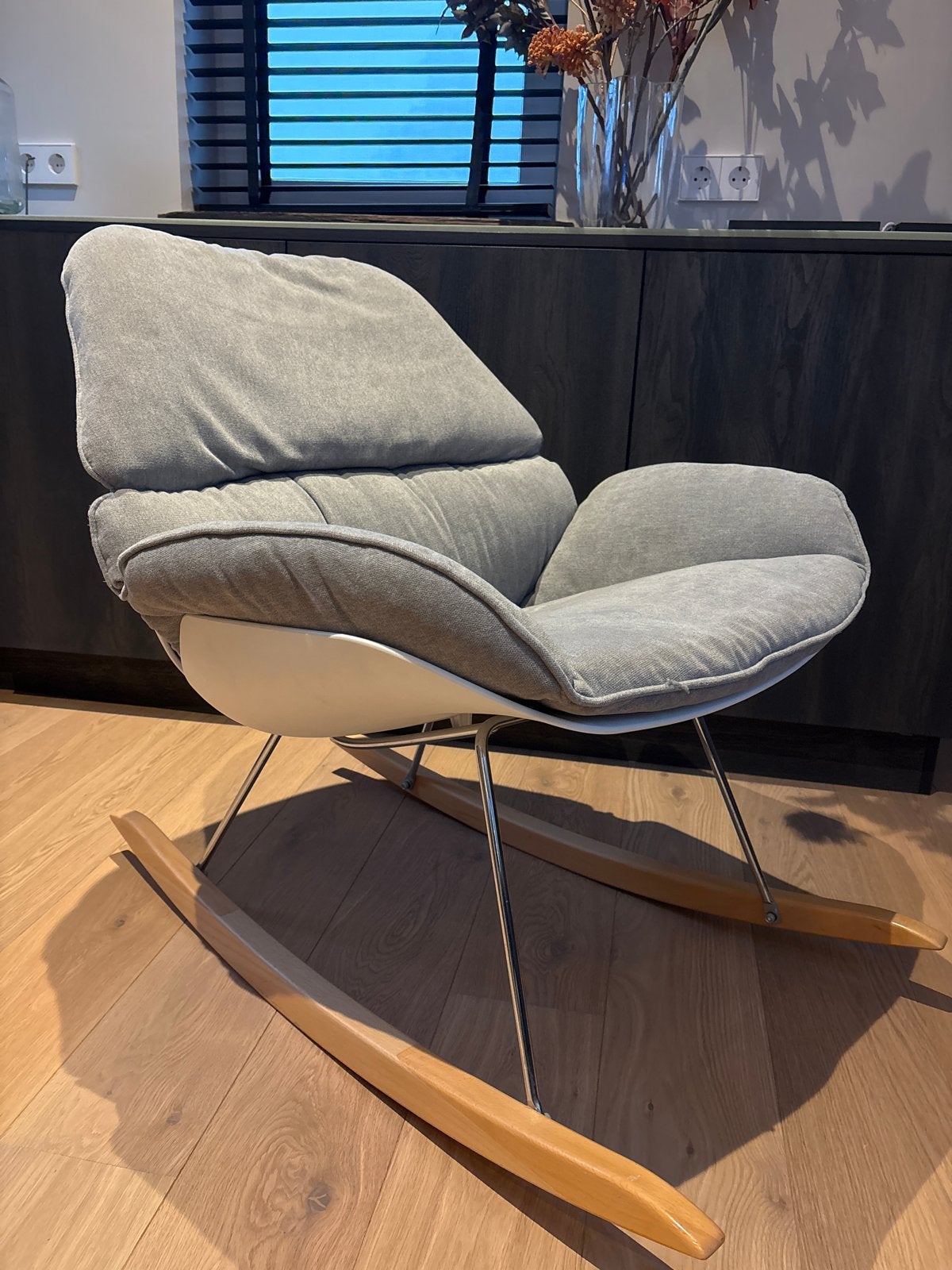 Zuiver Schommelstoel, Huis en Inrichting, Stoelen, Ophalen, Zo goed als nieuw, Hout, Eén