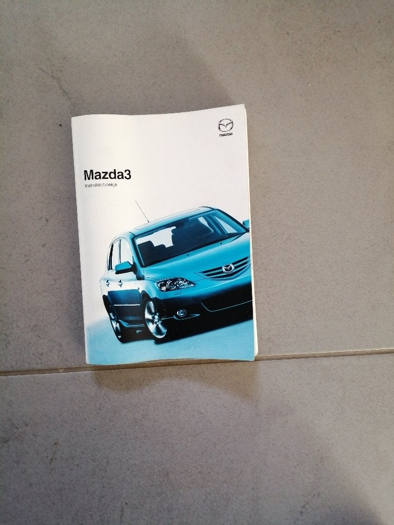 Gebruikershandleiding MAZDA 3 type BK touring 2003/2009, Auto diversen, Ophalen of Verzenden