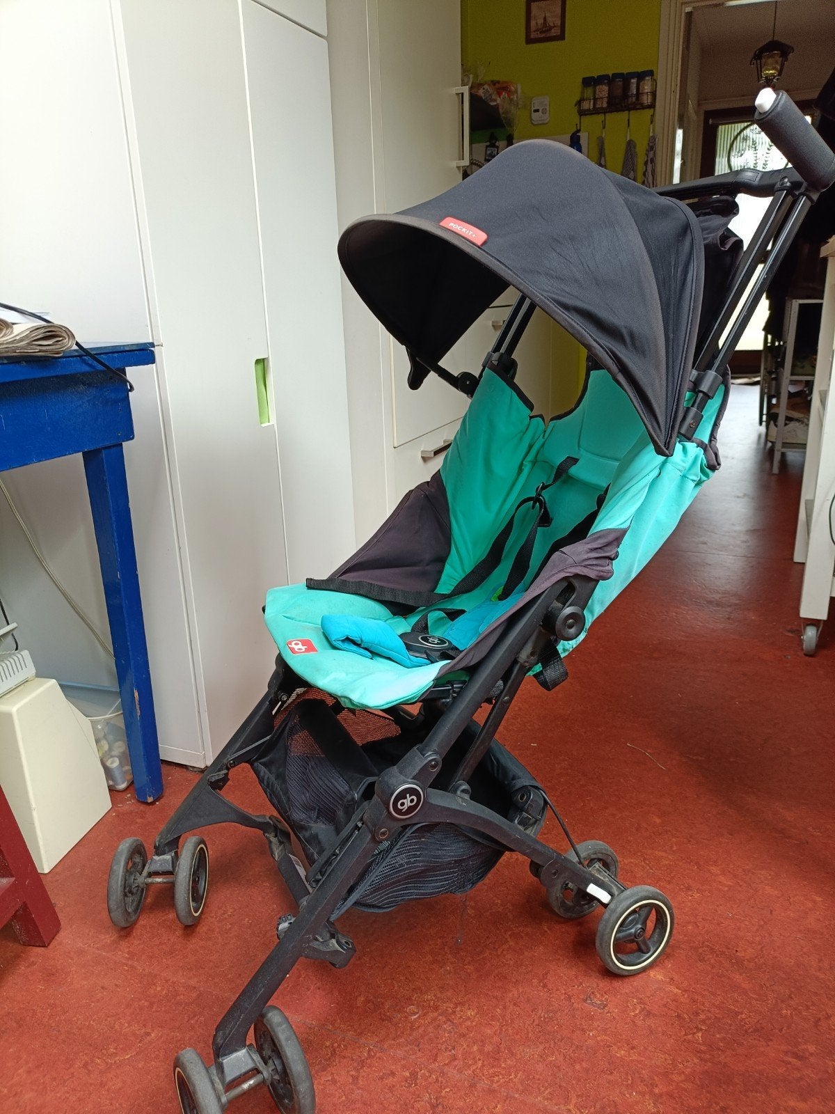 GB Pockit reisbuggy - Super handig en in goede staat, Kinderen en Baby's, Buggy's, Gebruikt, Ophalen of Verzenden