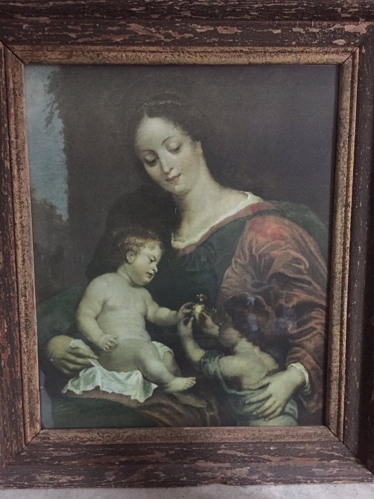 Maria met kind Johannes Gerh.Seghers religie antiek kunst, Antiek en Kunst, Ophalen of Verzenden
