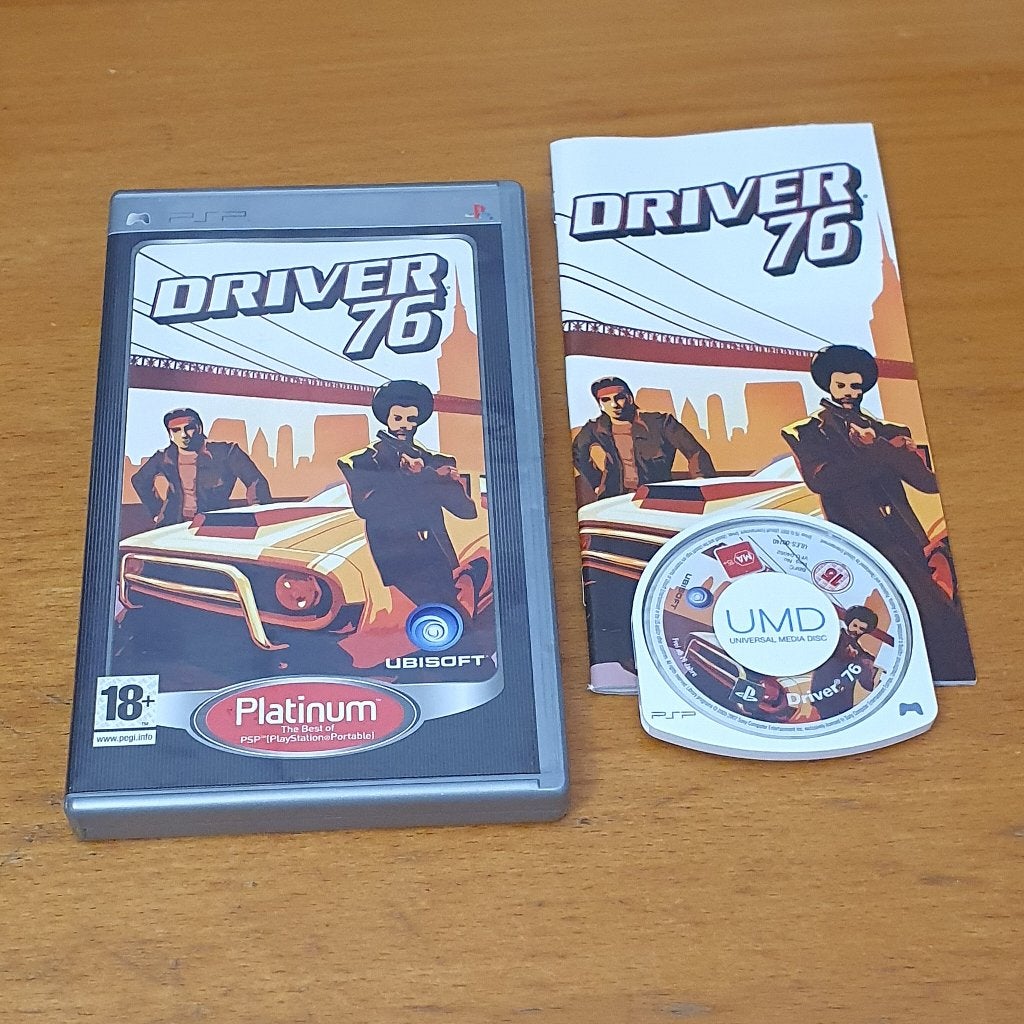 PSP | Driver 76, Spelcomputers en Games, Games | Sony PlayStation Portable, Gebruikt, Vanaf 18 jaar, 1 speler, Racen en Vliegen