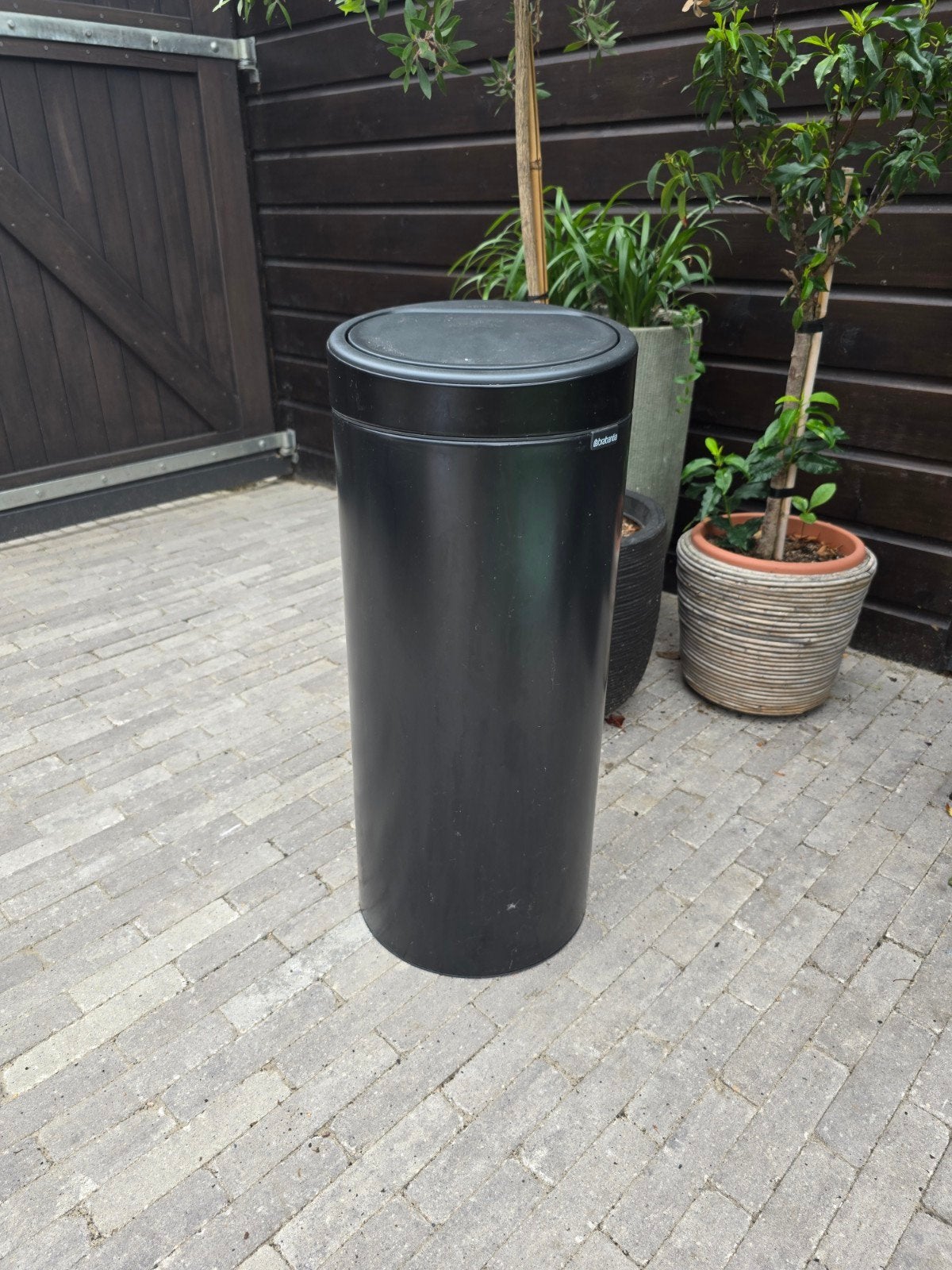 Brabantia prullenbak, zwart, Huis en Inrichting, Woonaccessoires | Prullenbakken, Ophalen, 50 – 75, Gebruikt, 20 tot 30 liter