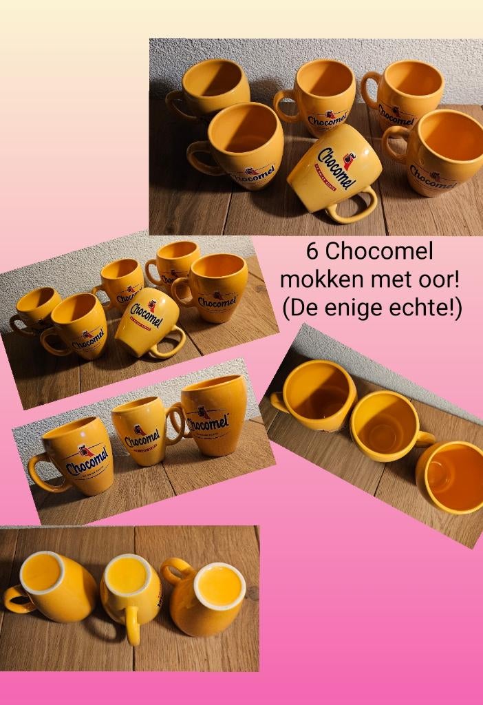 6 Chocomel bekers 'de enige echte' nieuw, gaaf & ongebruikt!, Huis en Inrichting, Keuken | Servies, Nieuw, Ophalen of Verzenden