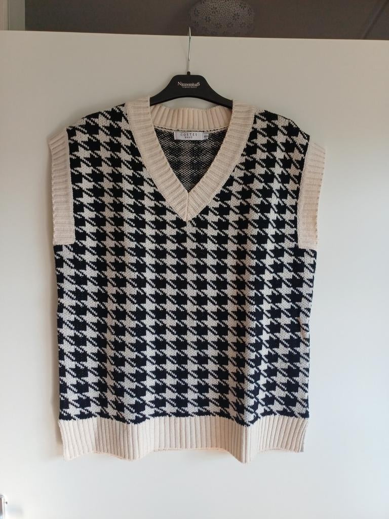 Mouwloze trui m/gilet Costes, maat XS/S, Kleding | Dames, Wit, Ophalen of Verzenden, Zo goed als nieuw, Q