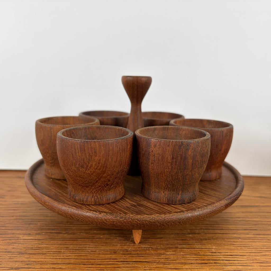 Vintage eierrekje hout, Ophalen of Verzenden