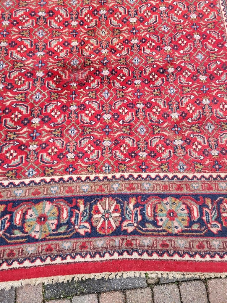 Vintage wollen vloerkleed, Ophalen, Heikant 21 Kaatsheuvel, Gebruikt, Overige kleuren