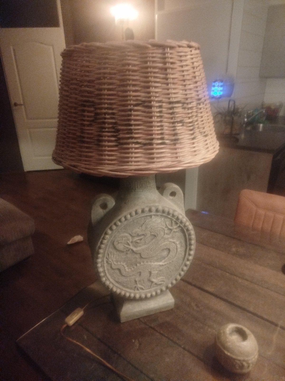 staande schemerlamp, Gebruikt, Natuurlijk materiaal, Landelijk, Minder dan 100 cm