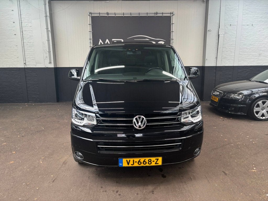 Volkswagen Transporter Multivan 2.0 TDI L1H1 Highline DC sch, Auto's, Bestelauto's, Euro 5, Zwart, 4 cilinders, Volkswagen