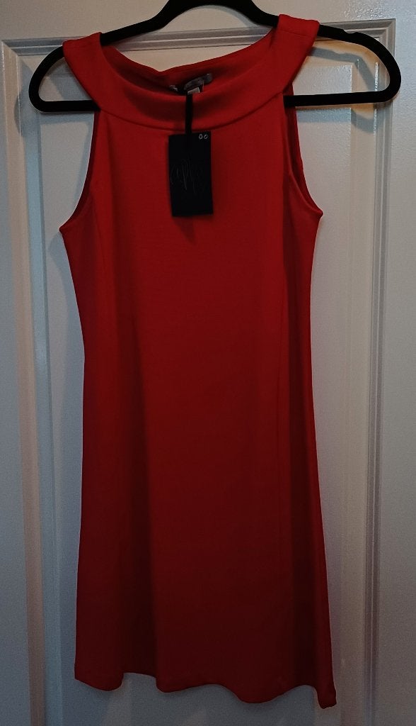 Mouwloze jurk XS 34 36  Mango Rood Nieuw ( Jool ), Mango, Verzenden, Nieuw, Maat 34 (XS) of kleiner