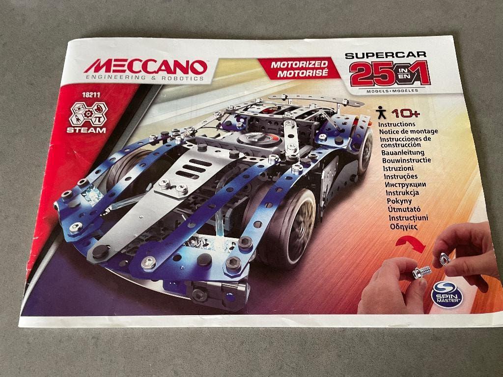 Meccano Supercar 25in1, Ophalen, Gebruikt, Jongen of Meisje