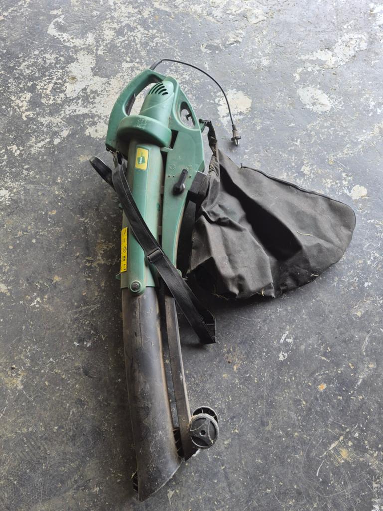 Greenway BR-3 Bladblazer met Zuigfunctie en Opvangzak, Tuin en Terras, Bladblazers, Gebruikt, Met opvangzak, Handgedragen, Elektrisch