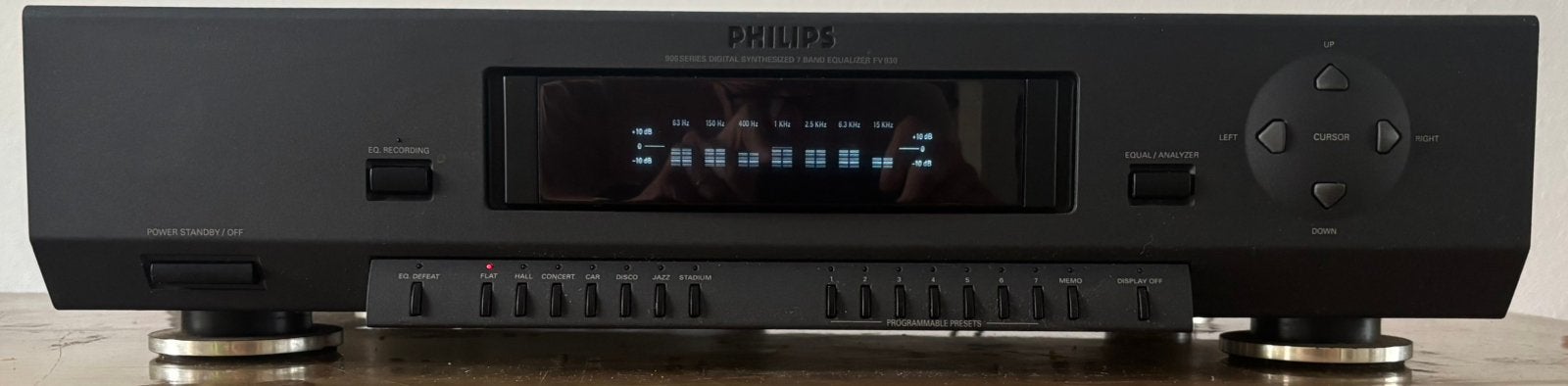 Philips FV930 Graphic Equalizer / Spectrum Analyzer, Ophalen of Verzenden, Gebruikt, Audio