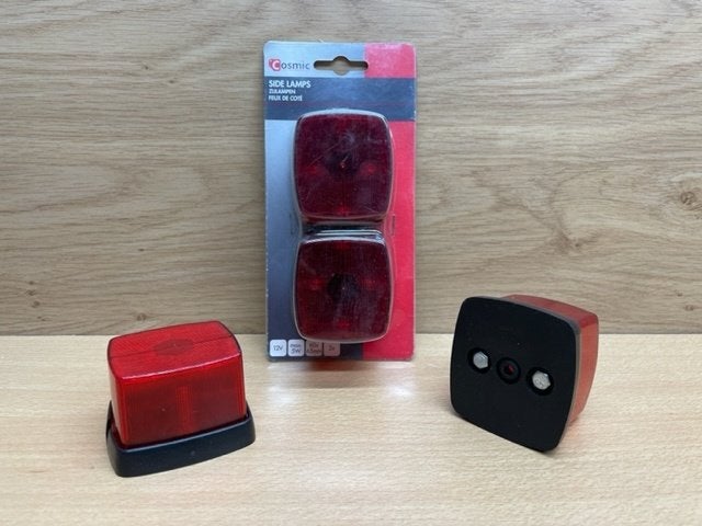 Lampenset rood 60x65mm 2 dlg., Eddiys, Espel, Nieuw, Info@eddiys.eu