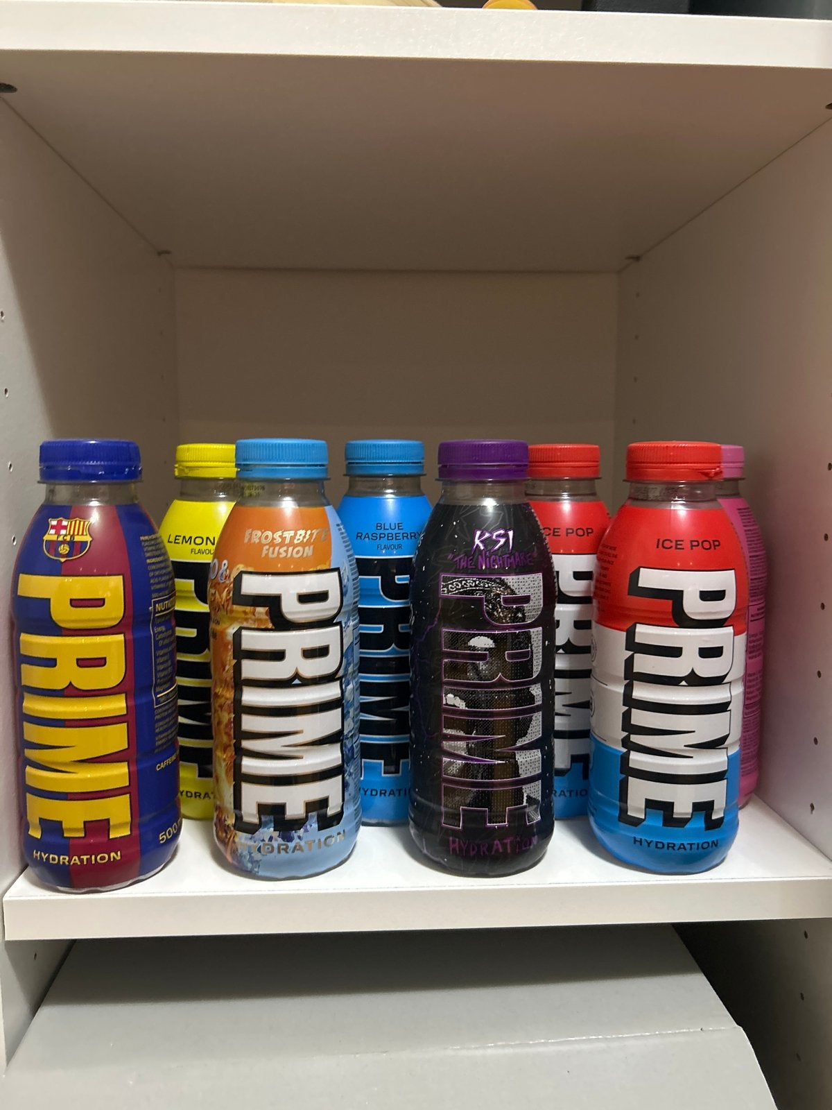Veel lege Prime flesjes!, Ophalen of Verzenden, Zo goed als nieuw, Frisdrank, Overige merken