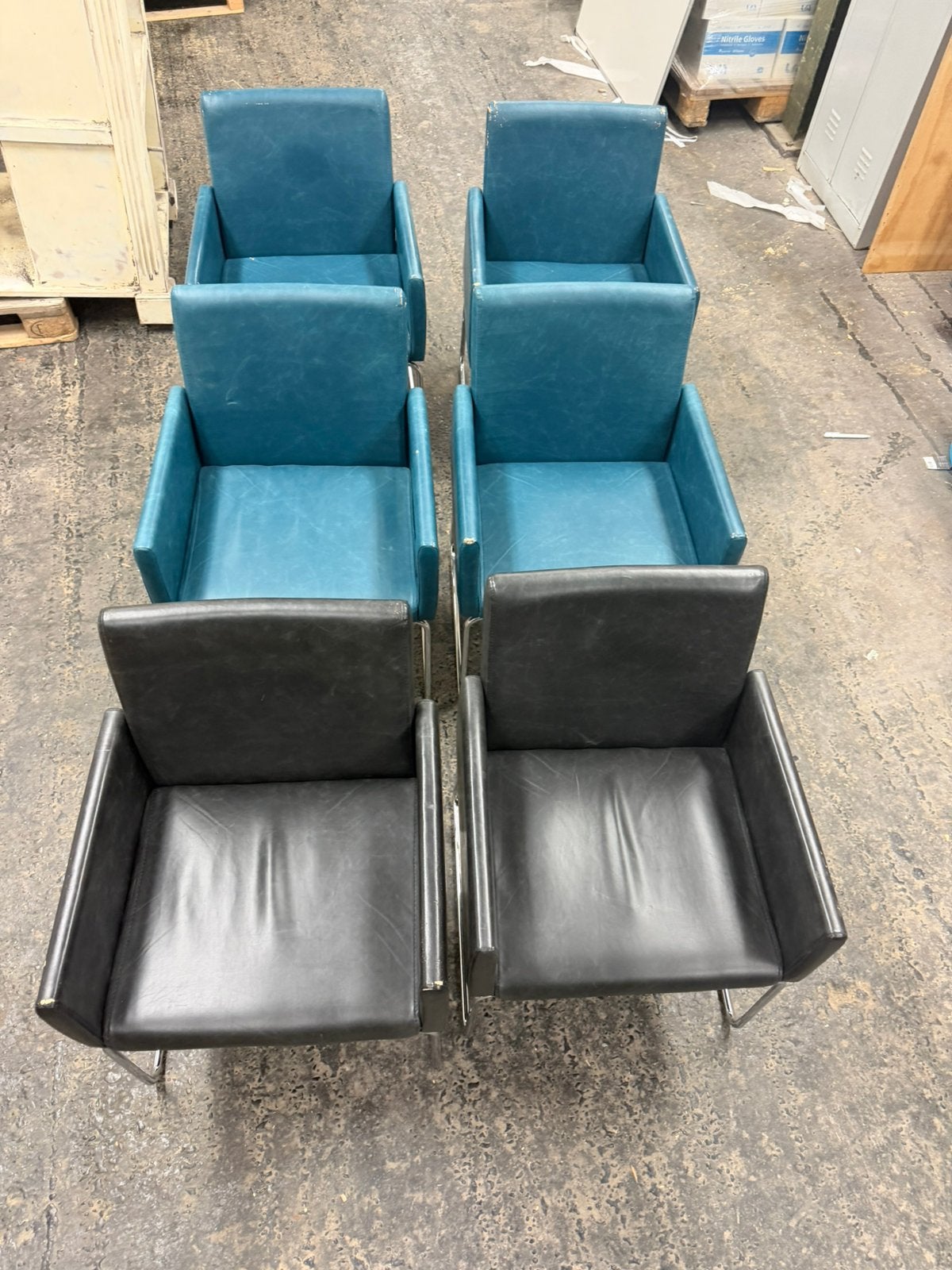 6x eettafel stoelen, Antiek en Kunst, Ophalen