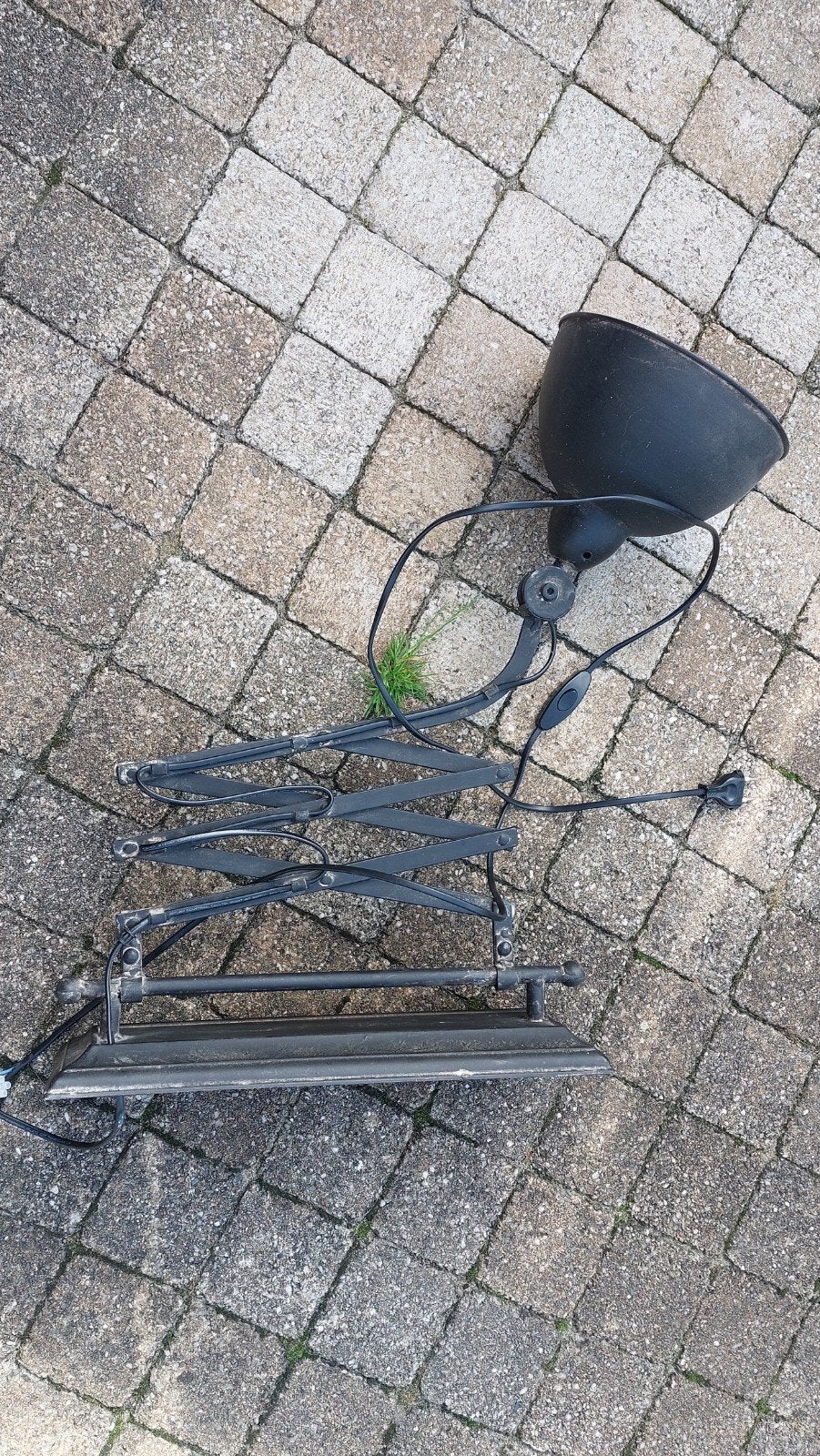 Stoere industriÃ«le schaarlamp - Zwart metaal, Gebruikt, Zwart, Industrieel, Verstelbaar