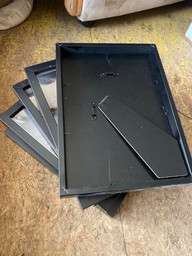 5x IKEA Ribba wissellijsten 21x30 cm met passe-partout, Ophalen of Verzenden, Zo goed als nieuw, Hout, Minder dan 50 cm