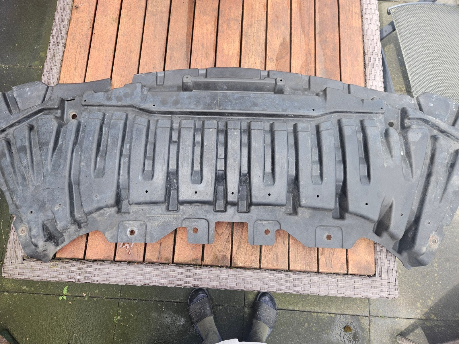 Bodemplaat Mercedes-Benz W222 AMG A2225202223, Auto-onderdelen, Ophalen of Verzenden, Gebruikt, Mercedes-Benz
