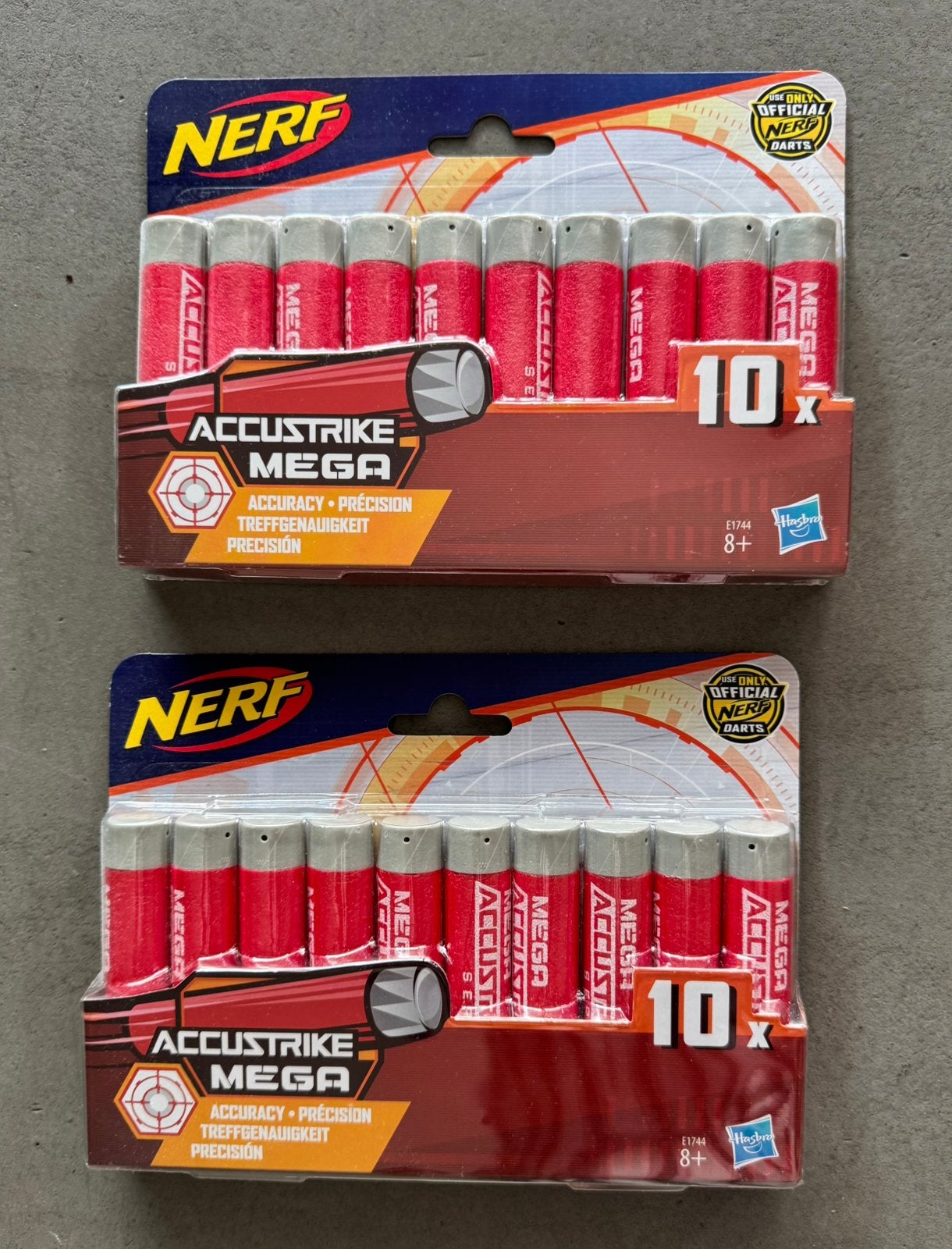 Nerf darts ACCUSTRIKE MEGA / MEGA origineel, nieuw 2x 10 st, Ophalen of Verzenden, Nieuw