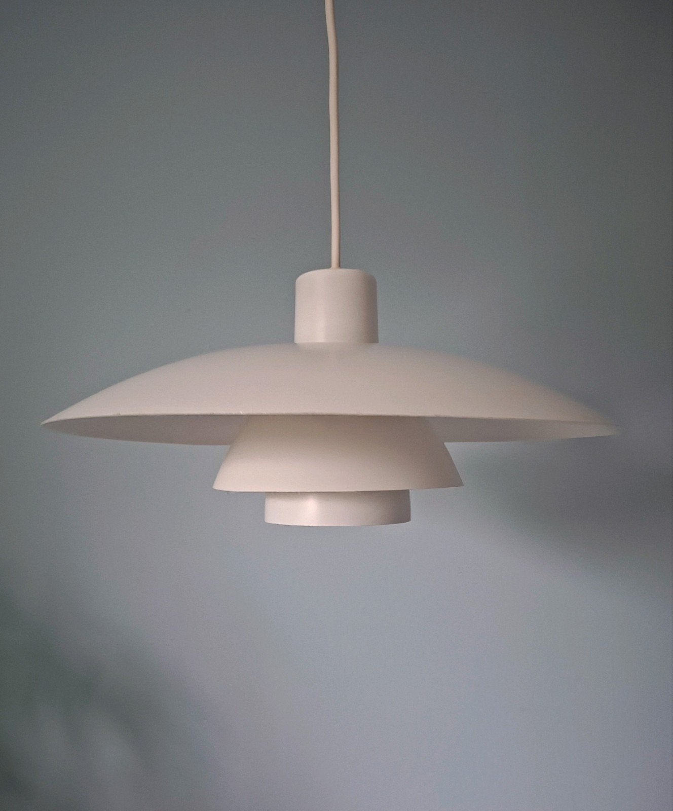 Vintage Louis Poulsen PH 4/3 hanglamp wit | Deens design, Ophalen, Gebruikt