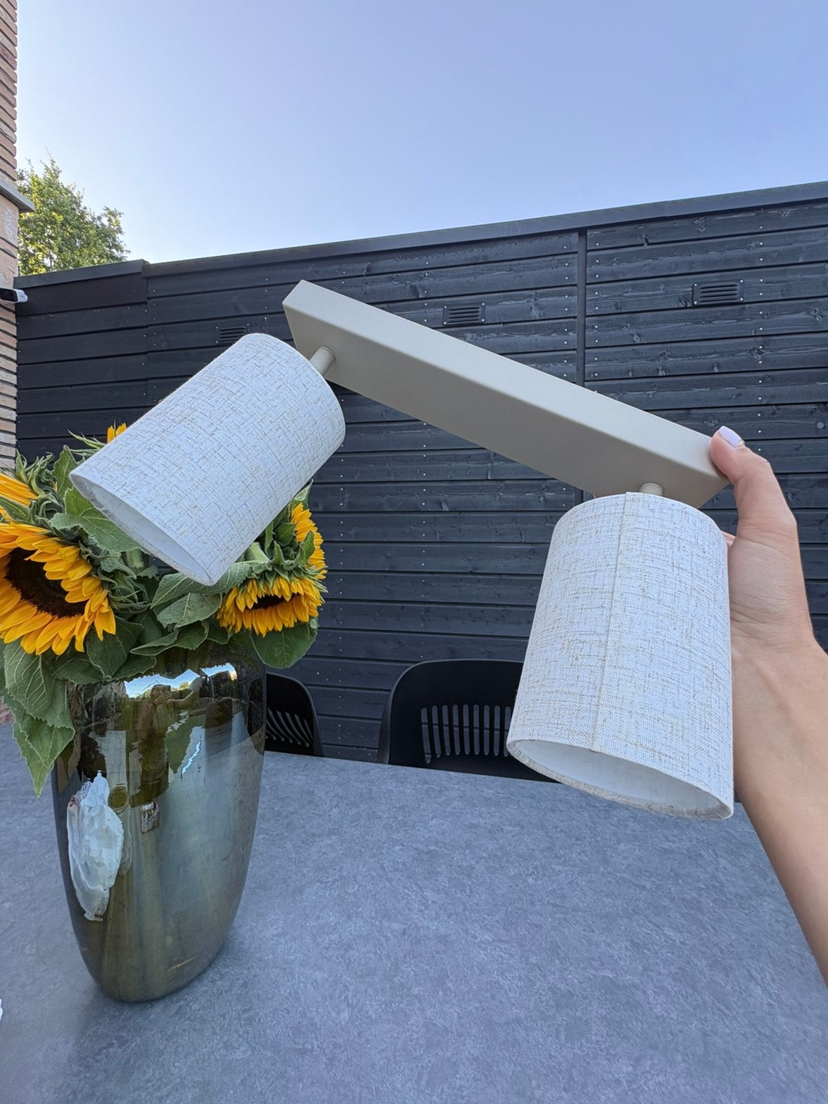 Spot Atik Off White – Kwantum | Nieuw, Huis en Inrichting, Lampen | Vloerlampen, Nieuw, Minder dan 100 cm, Ophalen of Verzenden
