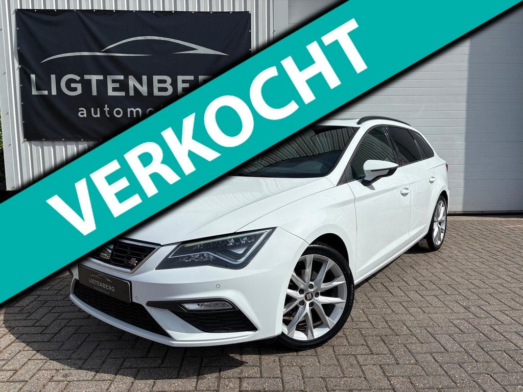 Seat Leon ST 1.5TSI FR Business Intense PANO/VIRTUAL COCKPIT, Auto's, Seat, Euro 6, 4 cilinders, Leon, Wit