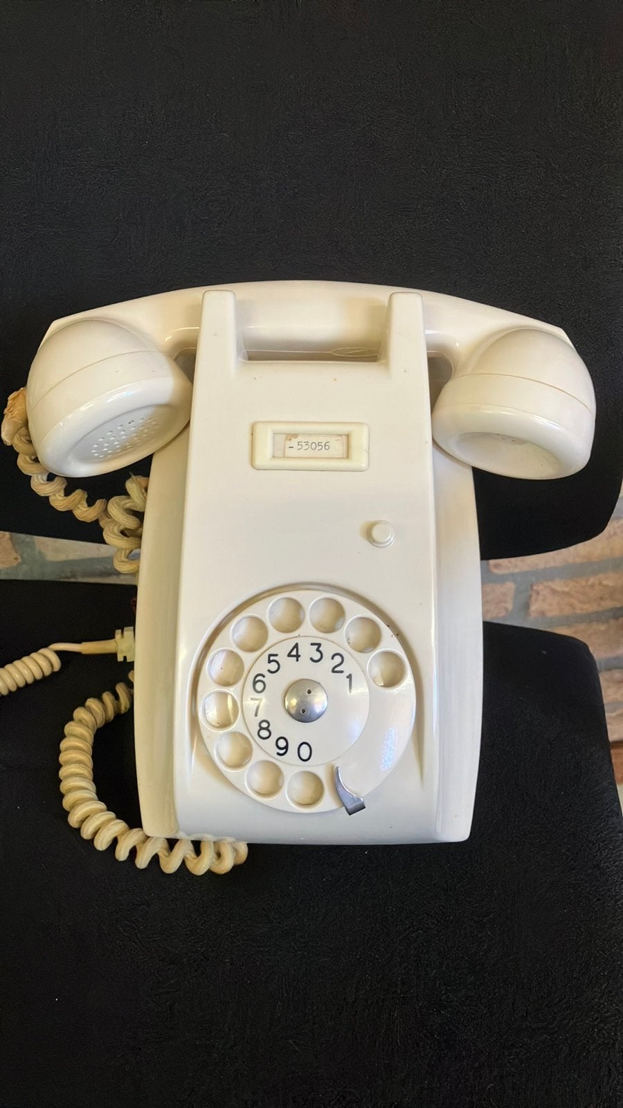 Vintage PTT Bakeliet wandtelefoon met draaischijf - Mei '61, Ophalen of Verzenden
