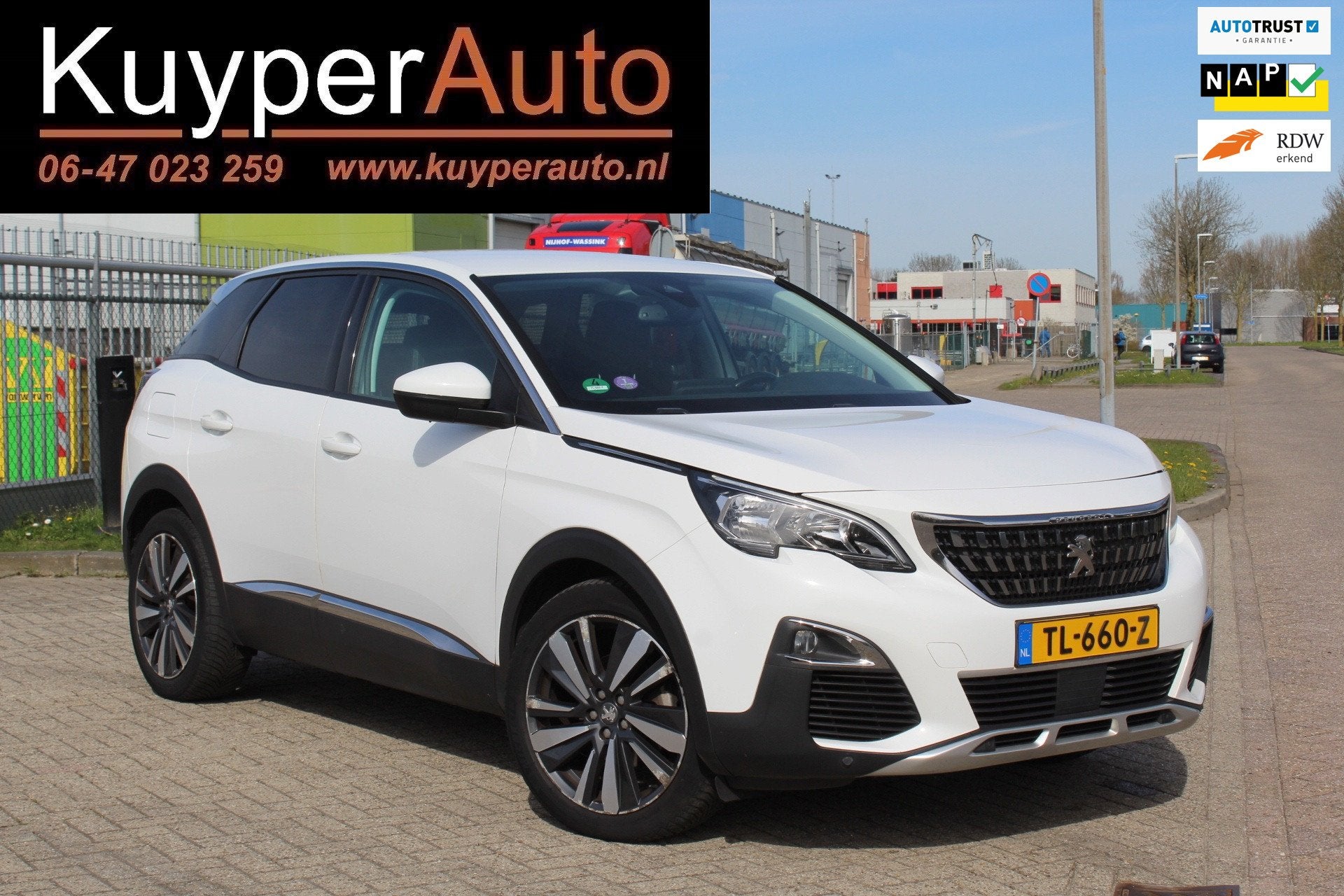 Peugeot 3008 1.2 PureTech Blue Lease Premium leder goed onde, Auto's, Voorwielaandrijving, Gebruikt, 1199 cc, Leder en Stof