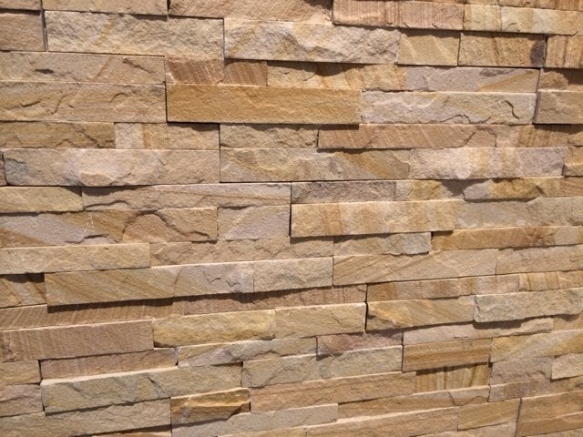 Natuursteenstrips Rosa Sandstone, Overige materialen, Wandtegels, Nieuw, 20 tot 40 cm