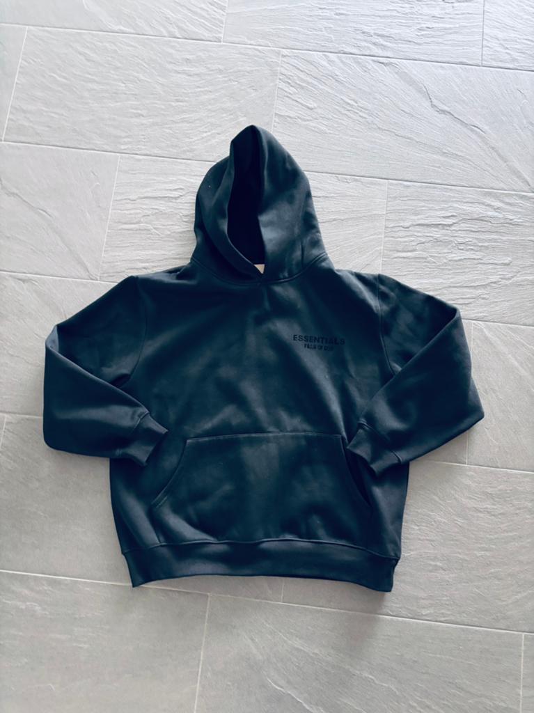 Zwarte hoodie maat S Essentials, Ophalen of Verzenden, Zo goed als nieuw, Zwart