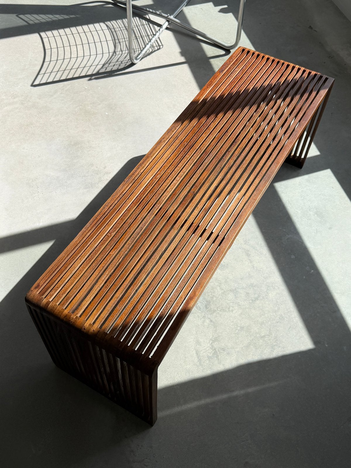 Intratuin bankje, Ophalen, Zo goed als nieuw, Hout